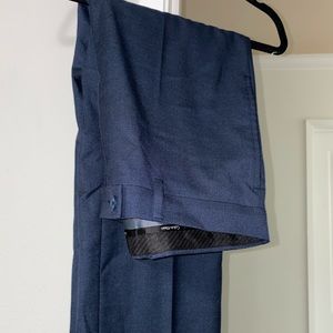 Men’s blue dress pants, size 34w